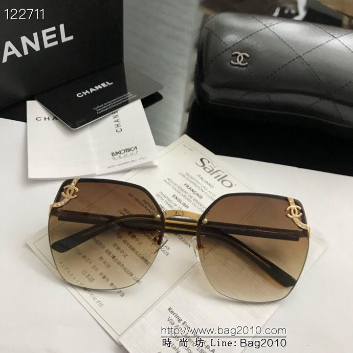 CHANEL香奈兒 19年開春新款 CH5833 潮流爆款 時尚圓框太陽鏡 高品質 網紅潮款墨鏡  lly1193